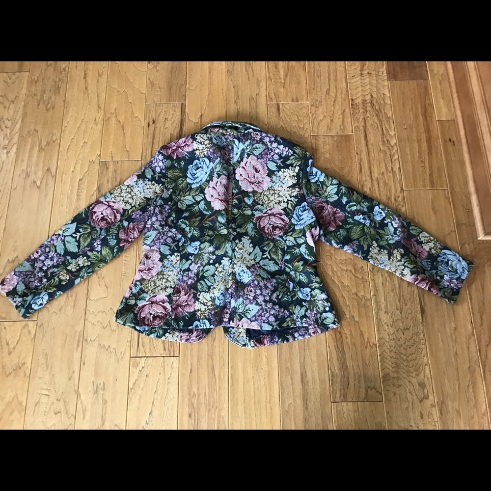 VINTAGE | Crazy Horse Unlined Tapestry Blazer - Picture 3 of 3